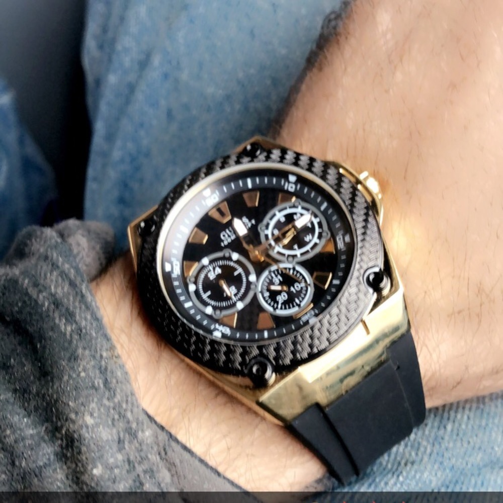 Guess watch (with rubber strap)